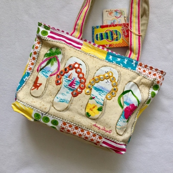 Flip Flop Shore Medium Tote - Picture 3 of 8